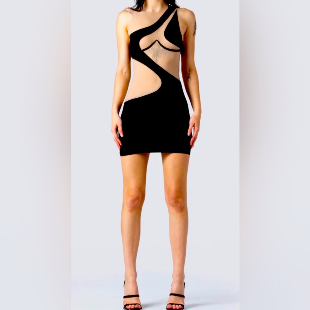 “Come through” Dress